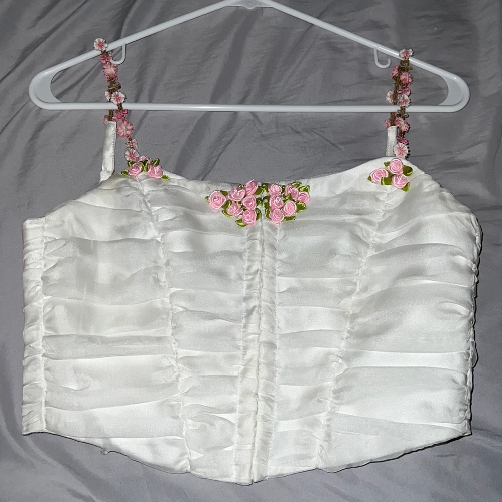 Dolls Kill crop corset top